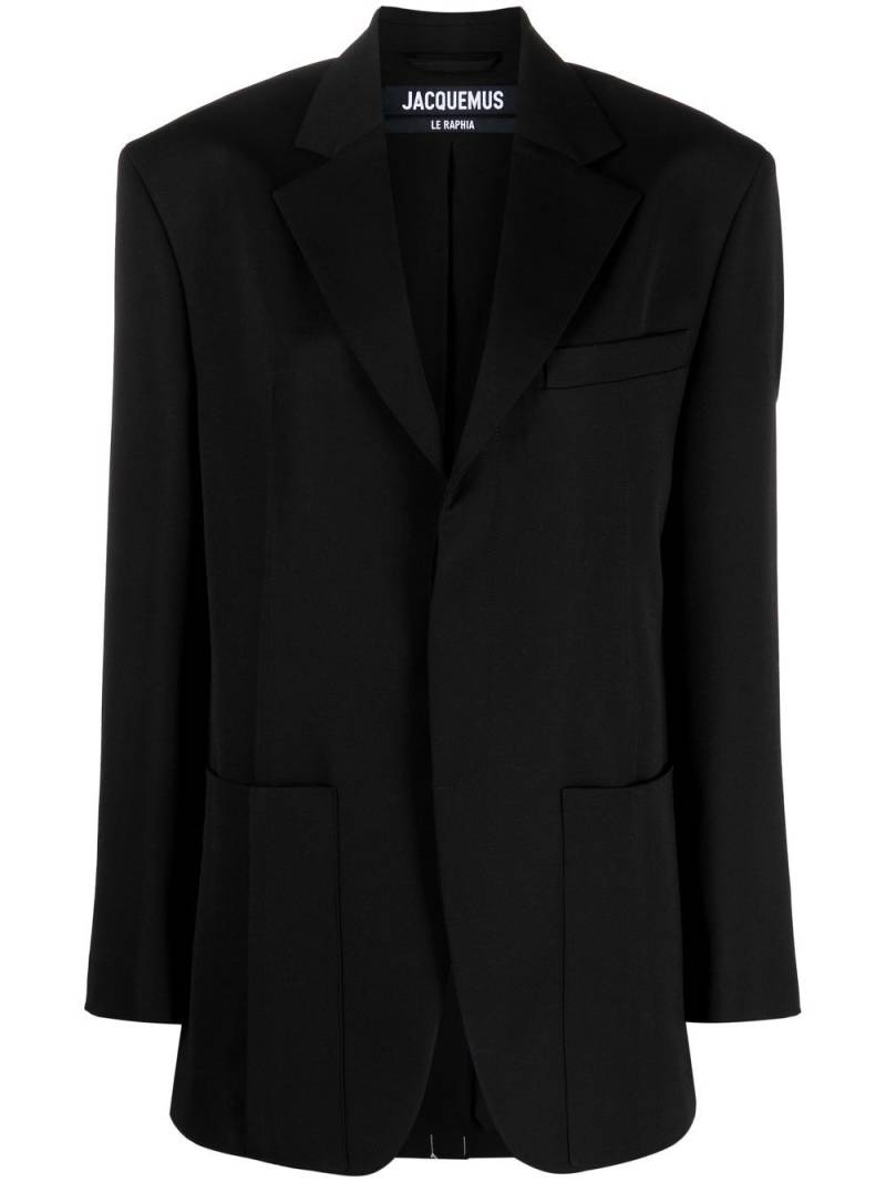 Jacquemus La Veste D'Homme single-breasted blazer - Black von Jacquemus