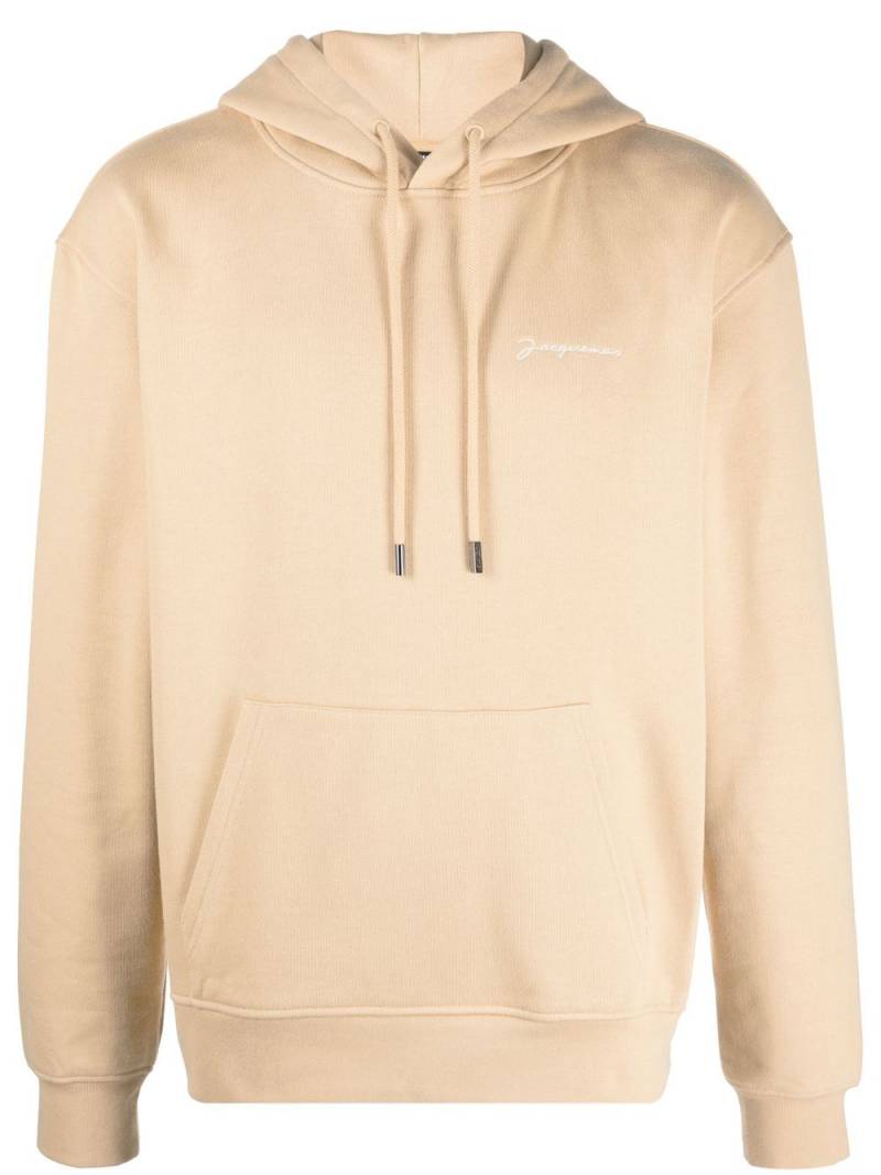 Jacquemus Le Sweatshirt Brodé hoodie - Neutrals von Jacquemus