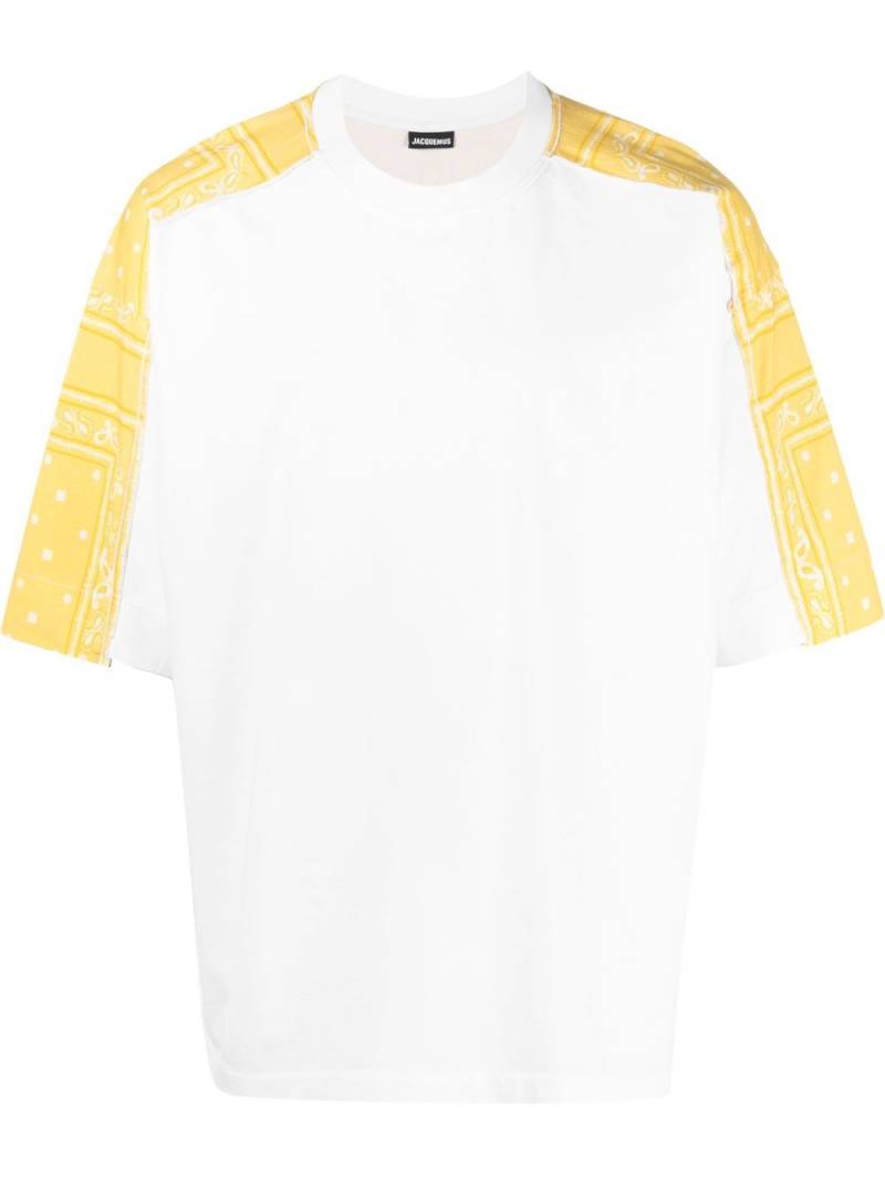 Jacquemus paisley print cotton T-shirt - White von Jacquemus