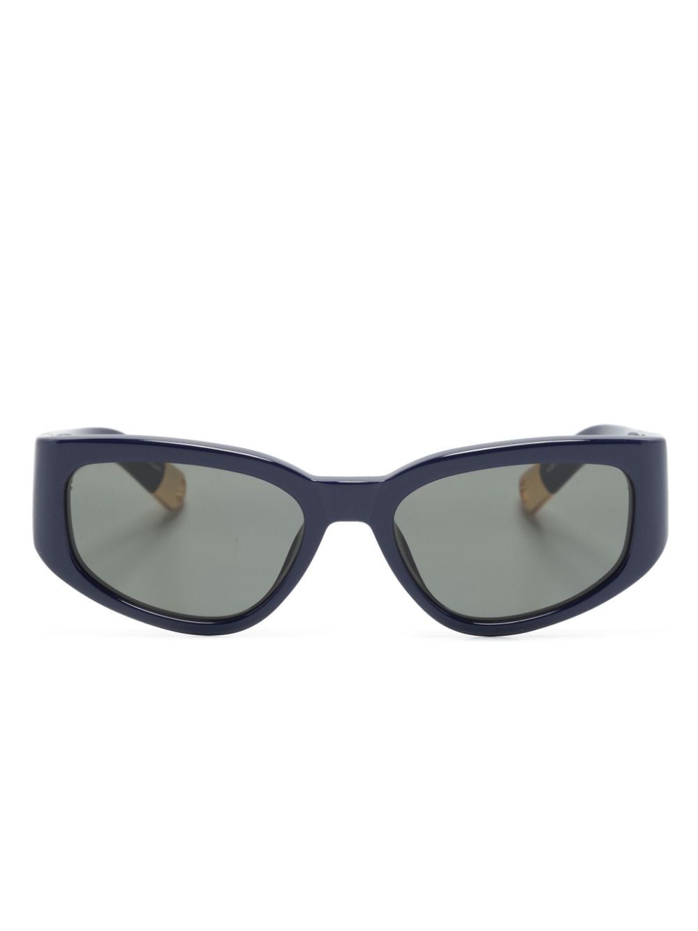 Jacquemus rectangle-frame sunglasses - Blue von Jacquemus