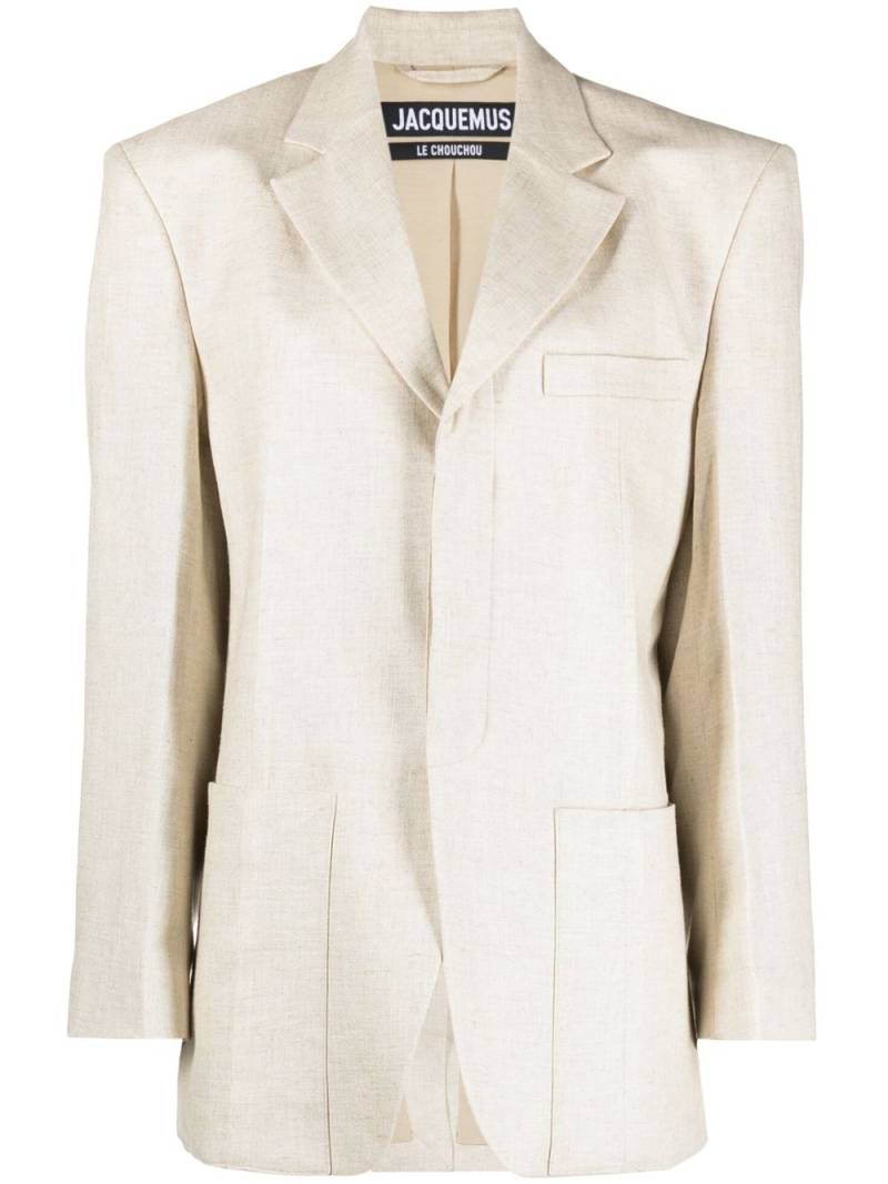 Jacquemus La Veste D'Homme single-breasted blazer - Neutrals von Jacquemus