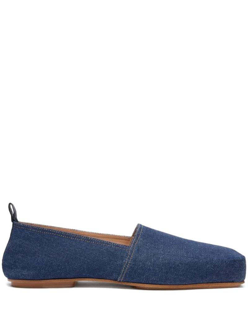 Jacquemus square-toe espadrilles - Blue von Jacquemus