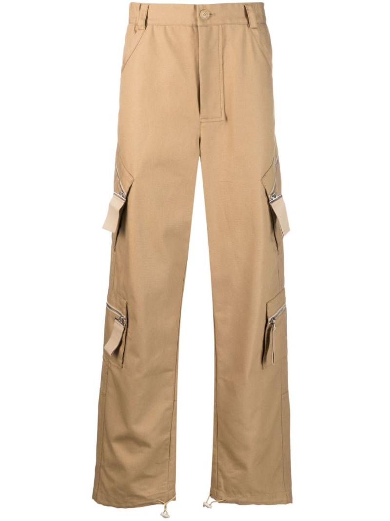 Jacquemus straight-leg cargo trousers - Neutrals von Jacquemus