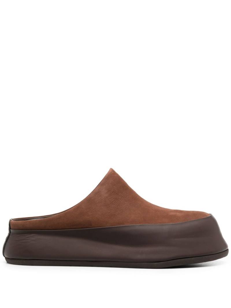 Jacquemus Les Goia two-tone mules - Brown von Jacquemus