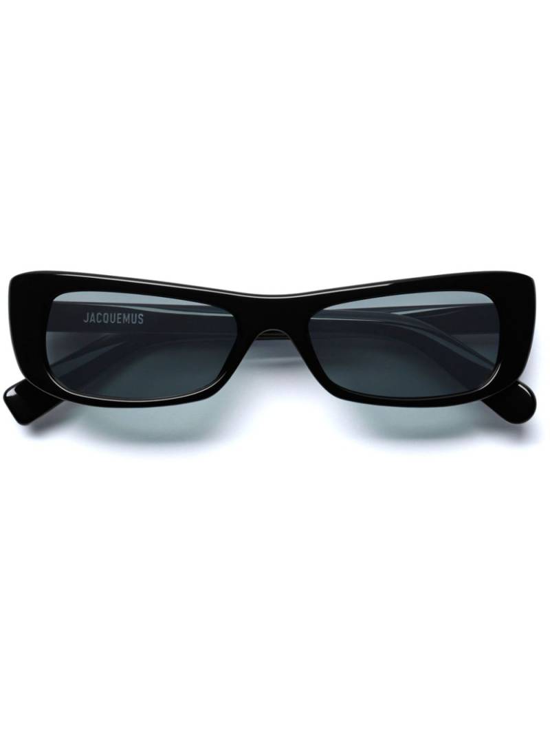 Jacquemus x Linda Farrow Les Lunettes Capri sunglasses - Black von Jacquemus