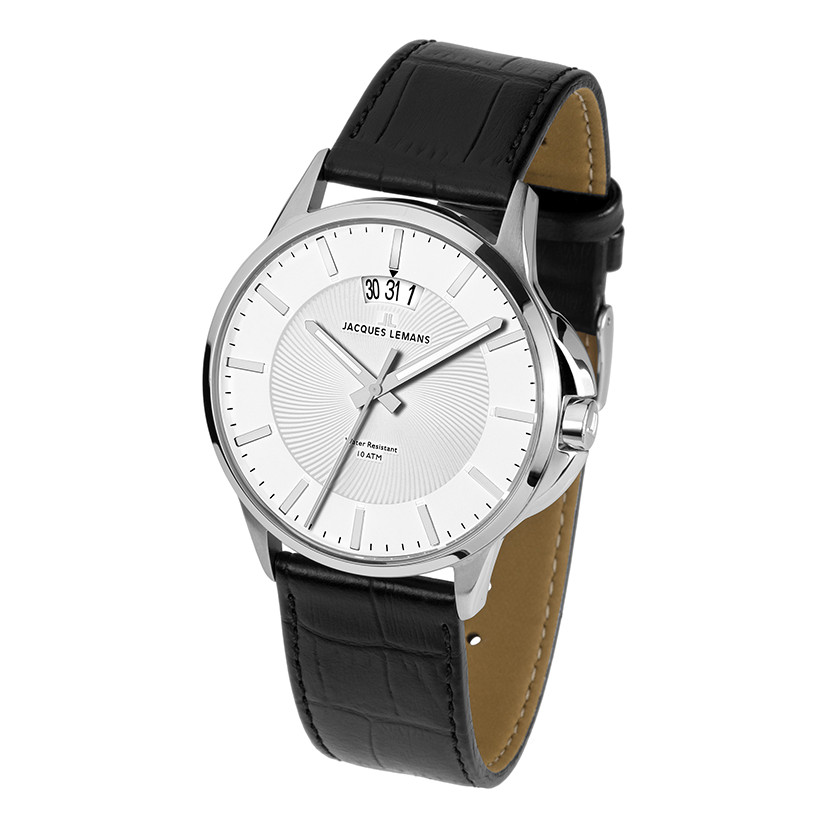 Jacques Lemans Herren Uhr Edelstahl Ø42 mm von Jacques Lemans