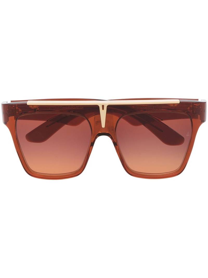 Jacques Marie Mage Selini square-frame sunglasses - Brown von Jacques Marie Mage