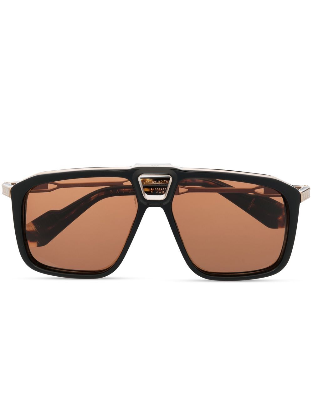 Jacques Marie Mage navigator-frame sunglasses - Black von Jacques Marie Mage