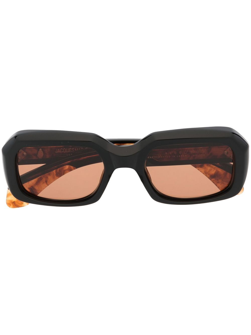 Jacques Marie Mage square-frame tinted sunglasses - Brown von Jacques Marie Mage