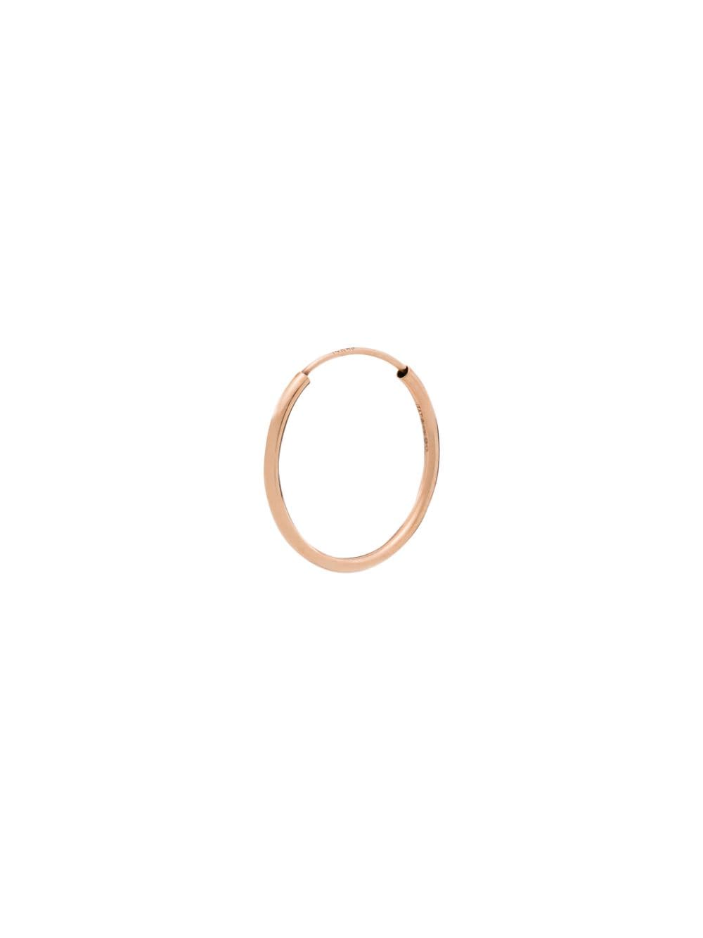 Jacquie Aiche 14kt rose gold single hoop earring - Pink von Jacquie Aiche