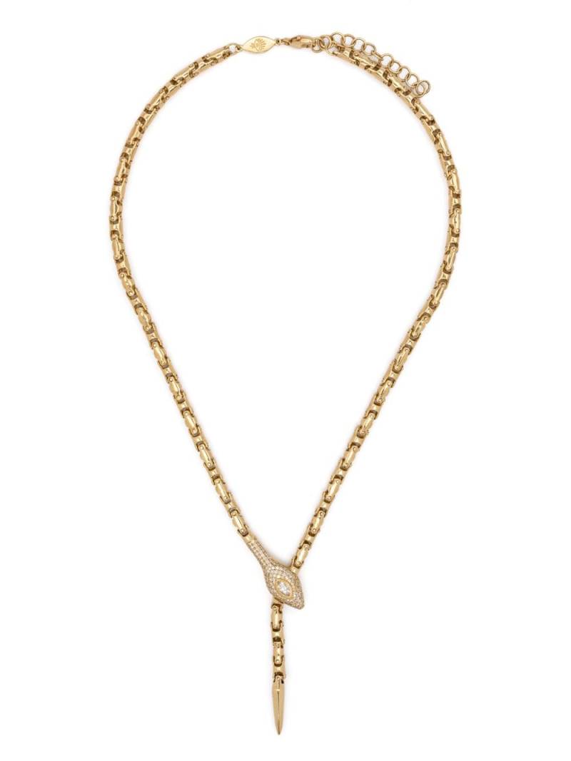 Jacquie Aiche 14kt yellow gold Snake Head necklace von Jacquie Aiche