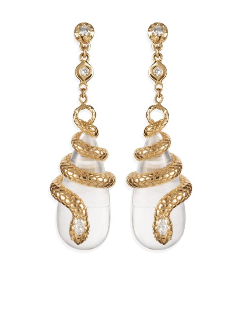 Jacquie Aiche 14kt yellow gold Sophia diamond dangle earrings von Jacquie Aiche