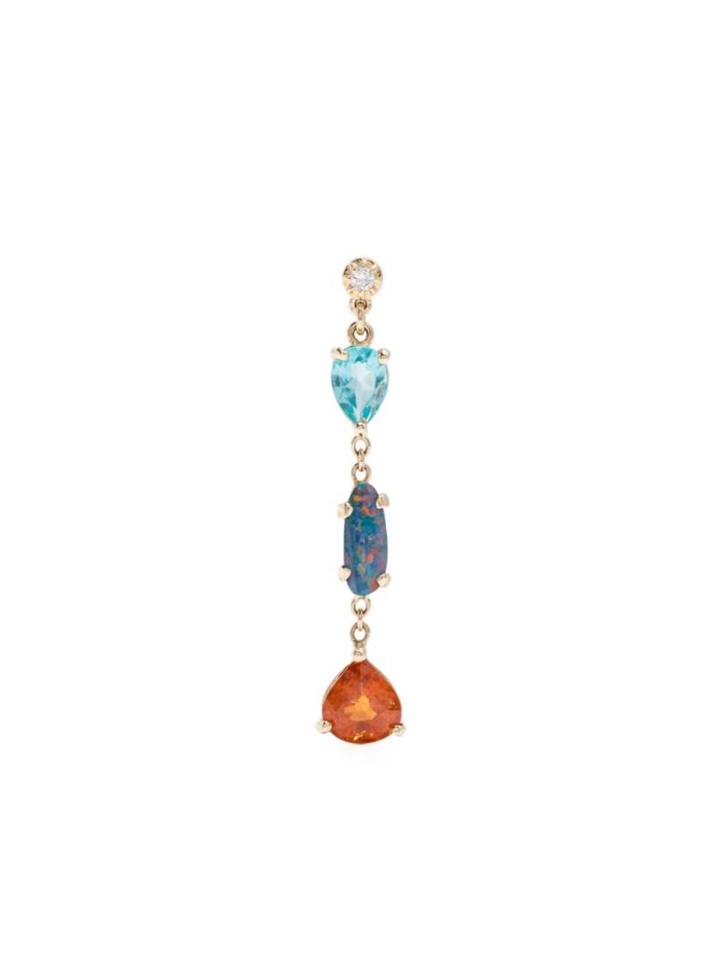 Jacquie Aiche 14kt yellow gold Sophia multi-stone earring von Jacquie Aiche