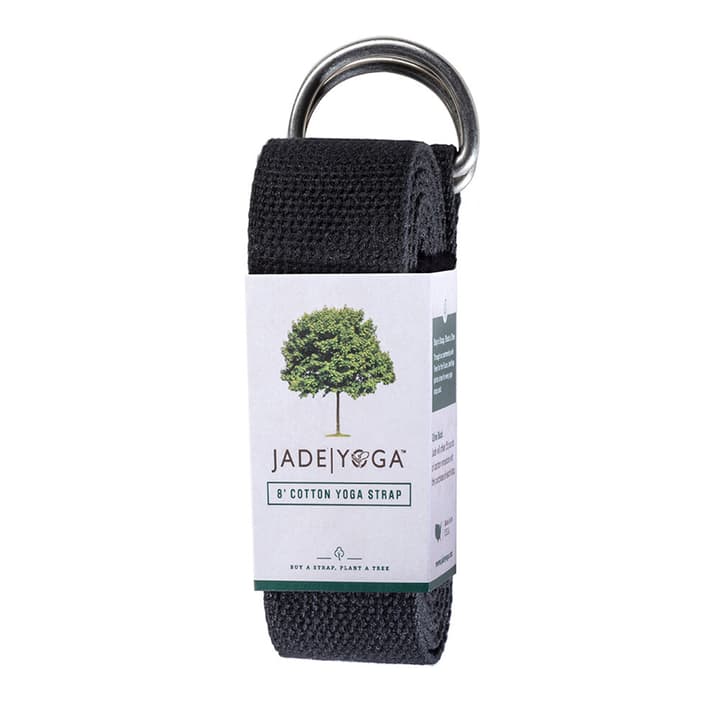 JadeYoga Yoga Strap Yoga-Gurt schwarz von JadeYoga