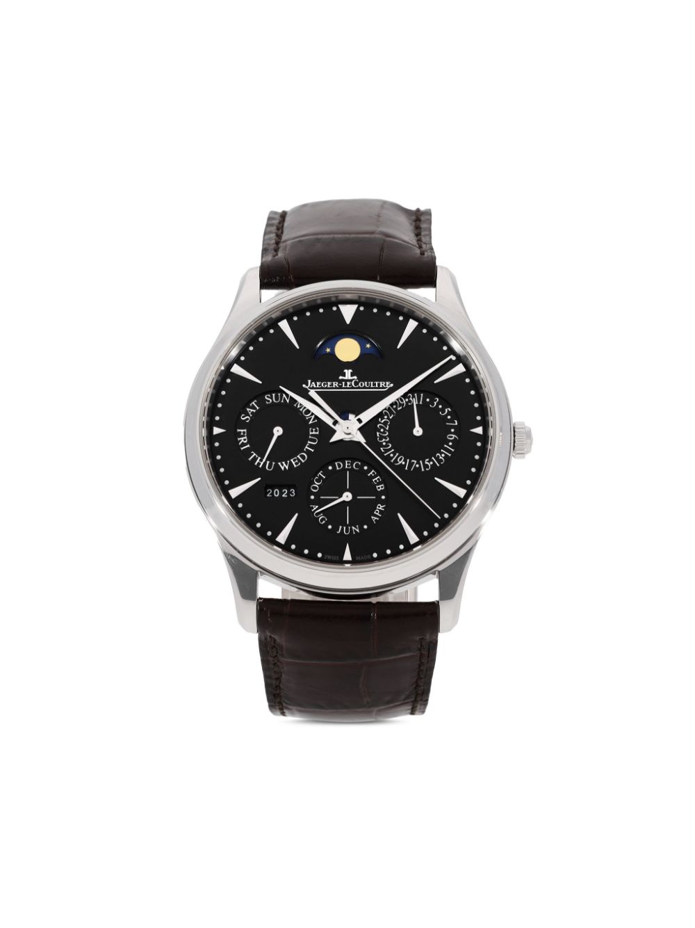 Jaeger-LeCoultre 2021 pre-owned MasterUltra Thin Perpetual 39mm - Black von Jaeger-LeCoultre