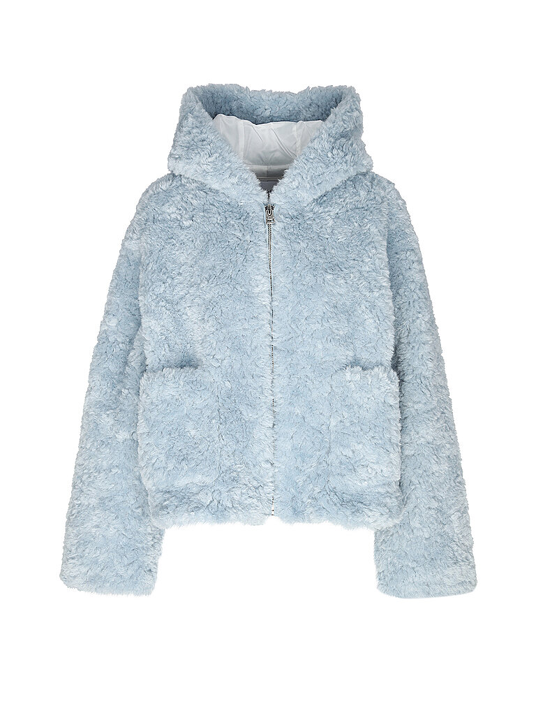 JAKKE Jacke in Felloptik DAPHNE hellblau | XS