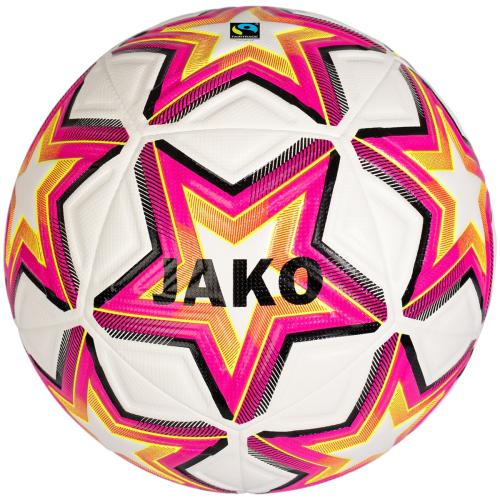 Einzelstück Jako Trainingsball World - weiss/pink/schwarz (Grösse: 5) von Jako