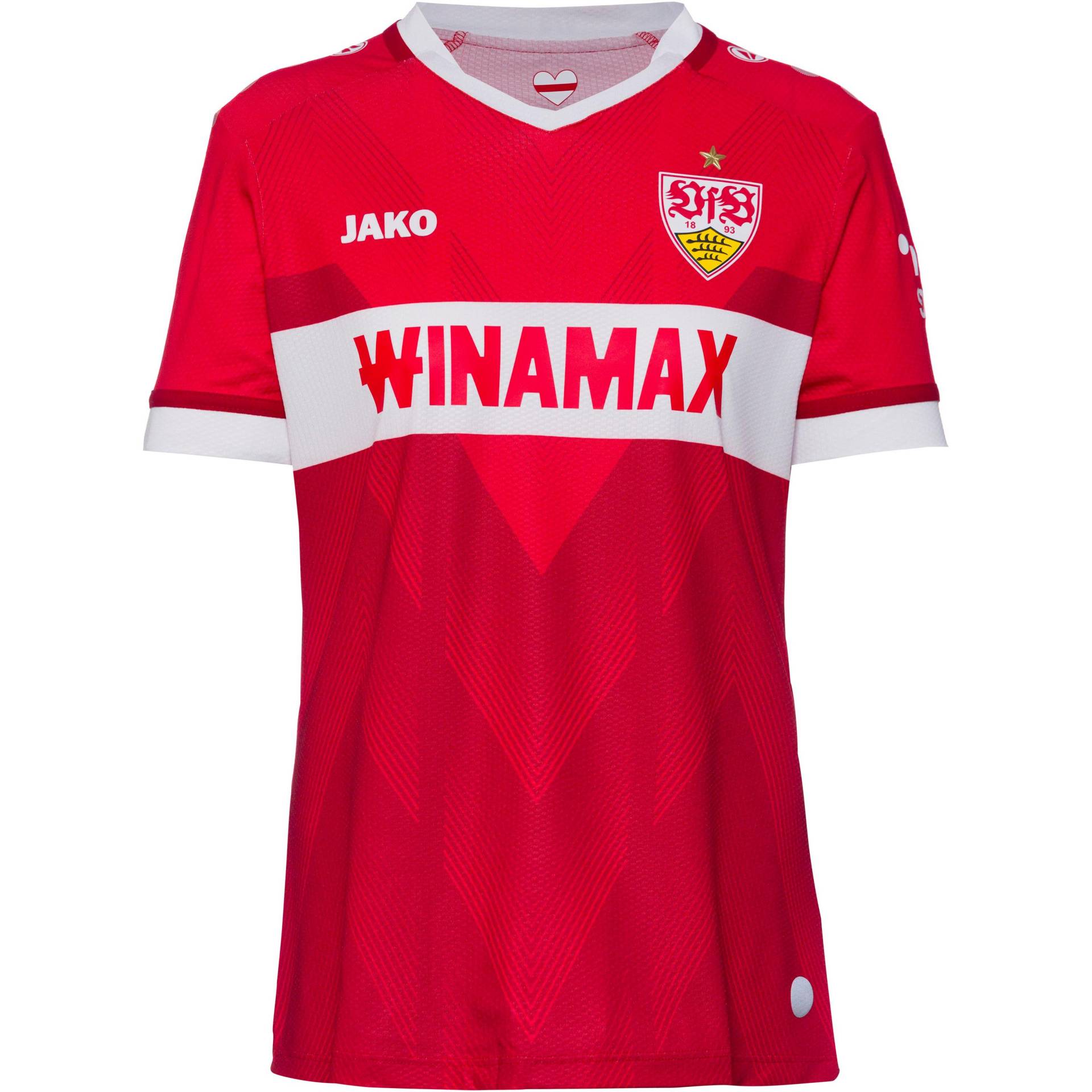 JAKO VfB Stuttgart 24-25 Auswärts Teamtrikot Damen JAKO VfB Stuttgart 24-25 Auswärts Teamtrikot Damen von Jako