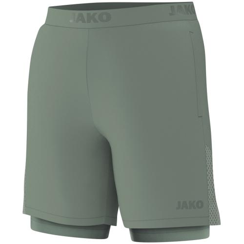 Jako 2-in-1 Short Power - mintgrün (Grösse: 38) von Jako