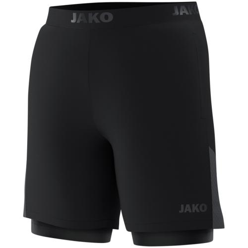 Jako 2-in-1 Short Power - schwarz (Grösse: 44) von Jako