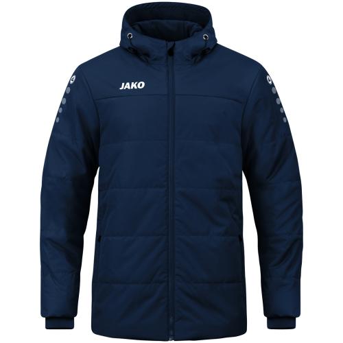 Jako Coachjacke Team mit Kapuze - marine (Grösse: 3XL) von Jako