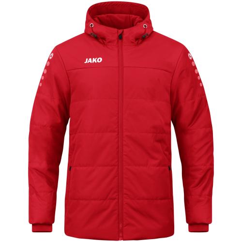 Jako Coachjacke Team mit Kapuze - rot (Grösse: 3XL) von Jako