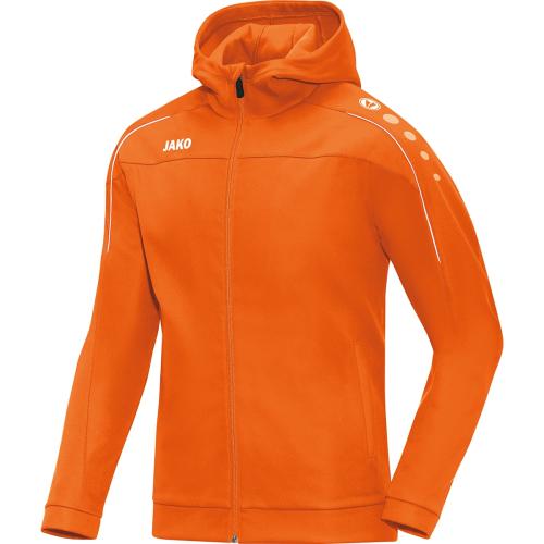 Jako Kapuzenjacke Classico - neonorange (Grösse: 48) von Jako