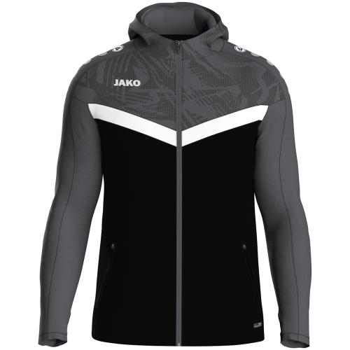 Jako Kapuzenjacke Iconic - schwarz/anthrazit (Grösse: XXL) von Jako