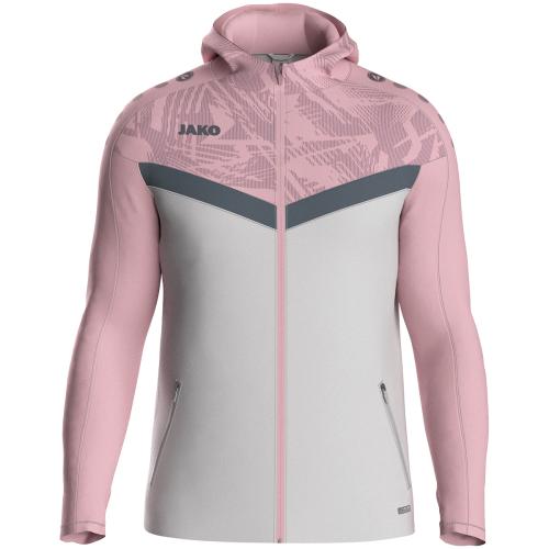 Jako Kapuzenjacke Iconic - soft grey/dusky pink/anthra light (Grösse: M) von Jako