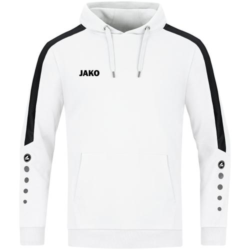 Jako Kapuzensweat Power - weiß (Grösse: S) von Jako