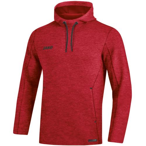 Jako Kapuzensweat Premium Basics - rot meliert (Grösse: 3XL) von Jako