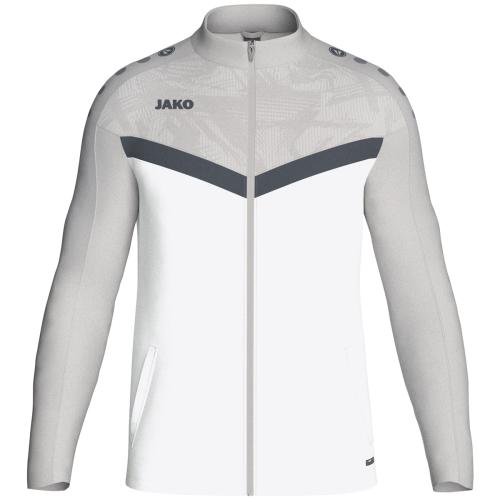 Jako Kinder Polyesterjacke Iconic - weiss/soft grey/anthra light (Grösse: 116) von Jako