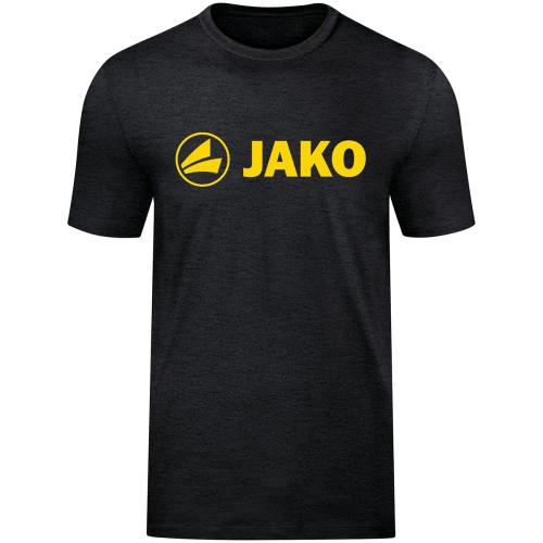 Jako Kinder T-Shirt Promo - schwarz meliert/citro (Grösse: 152) von Jako