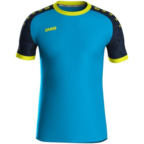 Jako Kinder Trikot Iconic KA - blau/marine/neongelb (Grösse: 152) von Jako