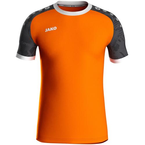 Jako Kinder Trikot Iconic KA - neonorange/schwarz (Grösse: 116) von Jako