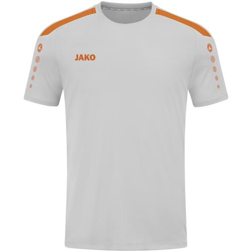 Jako Kinder Trikot Power KA - soft grey/neonorange (Grösse: 140) von Jako