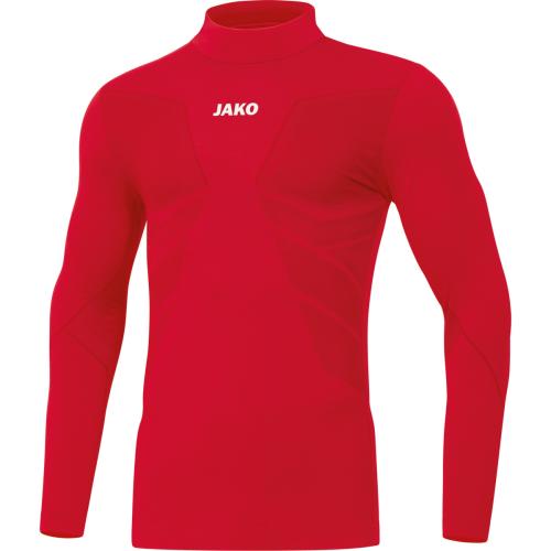 Jako Kinder Turtleneck Comfort 2.0 - sportrot (Grösse: XXS) von Jako