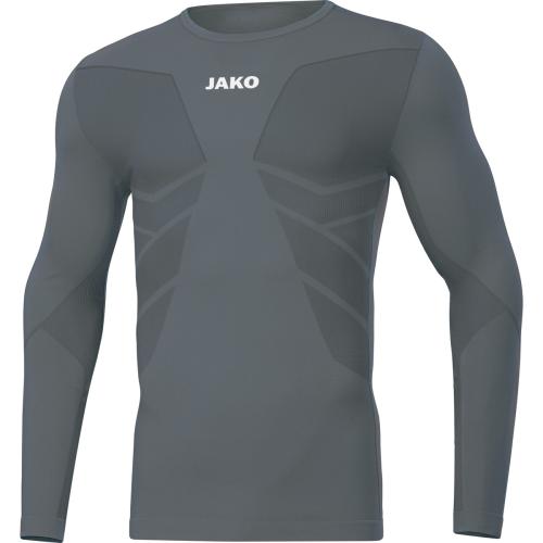 Jako Longsleeve Comfort 2.0 - steingrau (Grösse: M) von Jako