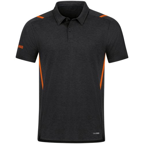 Jako Polo Challenge - schwarz meliert/neonorange (Grösse: XL) von Jako