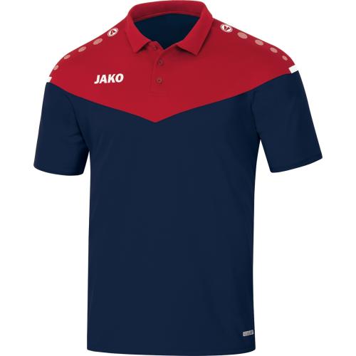 Jako Polo Champ 2.0 - marine/chili rot (Grösse: 40) von Jako