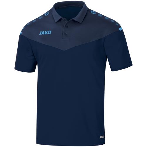 Jako Polo Champ 2.0 - marine/darkblue/skyblue (Grösse: 34) von Jako