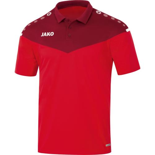 Jako Polo Champ 2.0 - rot/weinrot (Grösse: 38) von Jako