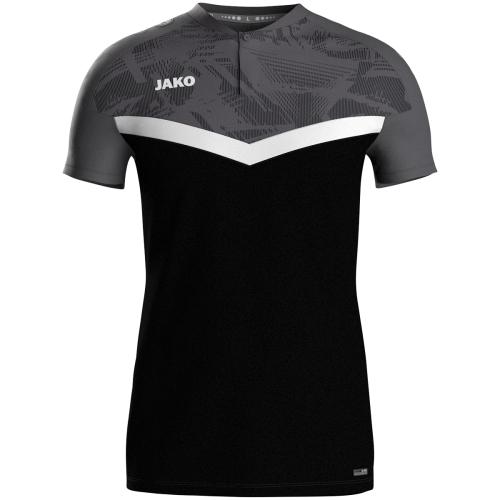 Jako Polo Iconic - schwarz/anthrazit (Grösse: 3XL) von Jako