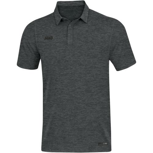 Jako Polo Premium Basics - anthrazit meliert (Grösse: 4XL) von Jako