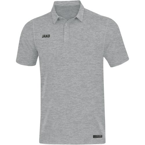 Jako Polo Premium Basics - hellgrau meliert (Grösse: 34) von Jako