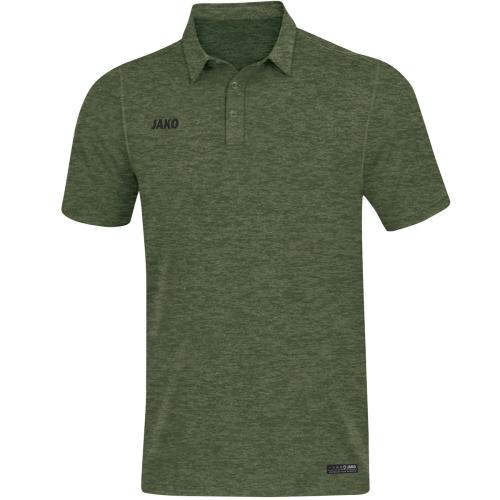 Jako Polo Premium Basics - khaki meliert (Grösse: 36) von Jako