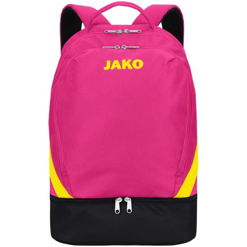 Jako Rucksack Iconic - pink/schwarz/neongelb von Jako