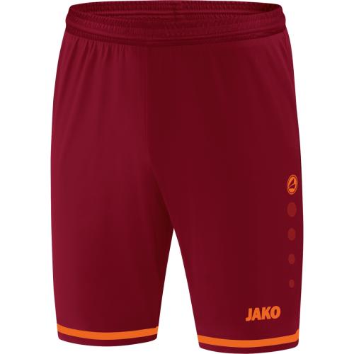 Jako Sporthose Striker 2.0 - weinrot/neonorange (Grösse: M) von Jako