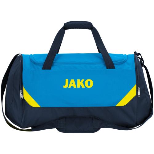 Jako Sporttasche Iconic - blau/marine/neongelb (Grösse: M Junior (ca. 43 Liter)) von Jako