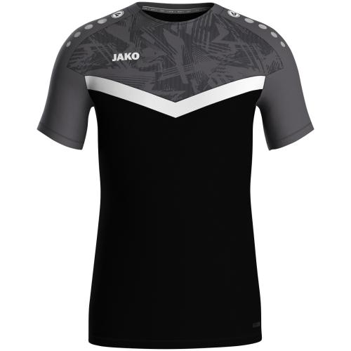 Jako T-Shirt Iconic - schwarz/anthrazit (Grösse: 38) von Jako